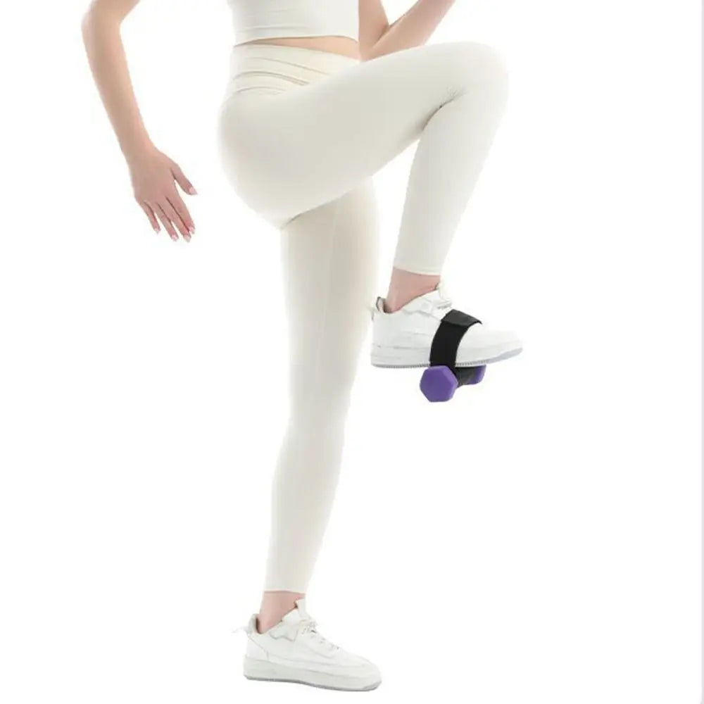 Adjustable Dumbbell Foot Strap Comfortable Ankle Buckle Tibialis Trainer Sturdy Shin Assist Weight Lifting Webbing