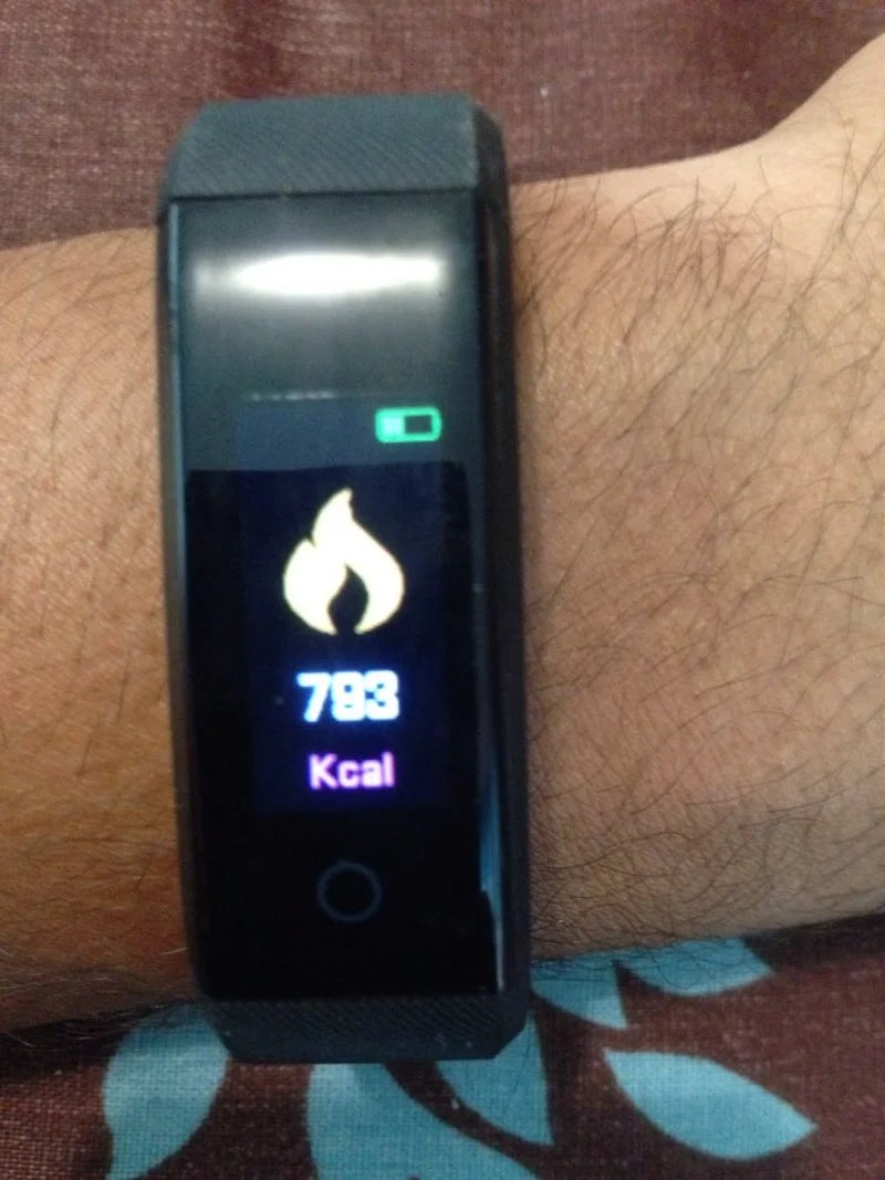 Smart Bracelet Pedometer Step Counter Calorie Fitness Smart Watch  Walk Tracker Men Women Health Blood Pressure Wristband