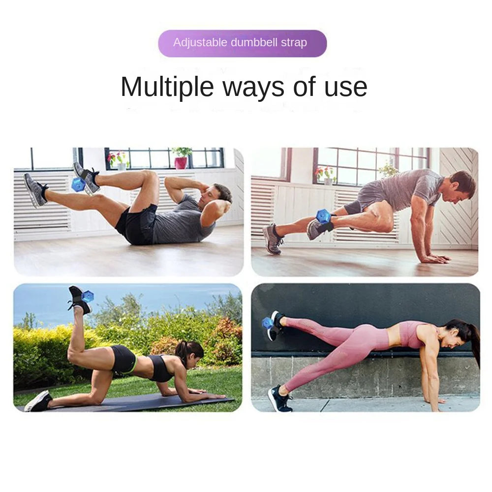 Adjustable Dumbbell Foot Strap Comfortable Ankle Buckle Tibialis Trainer Sturdy Shin Assist Weight Lifting Webbing