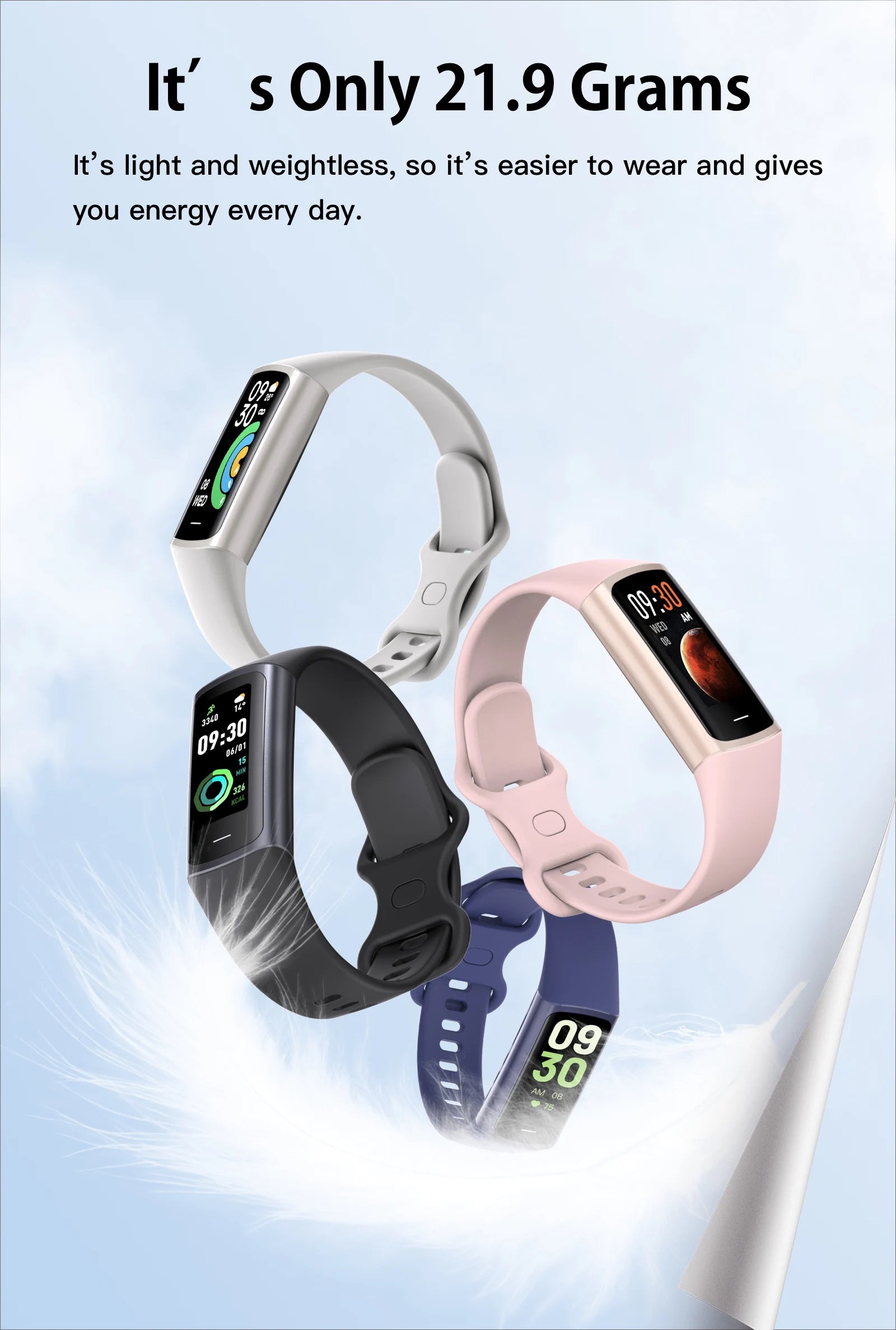 2025 Sport Smart Bracelet Fitness Tracker For Man Women Waterproof Sport Tracker Health Monitoring Smart Watch For Android IOS