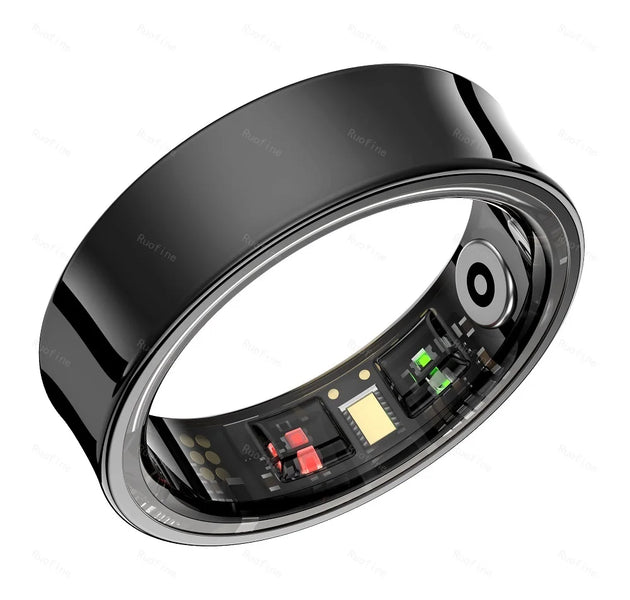 Qring R09 R06 Fitness Tracker Waterproof Connected Ring Man Remote Control Electronic Swimming Pool New Arrival Smartring 2024