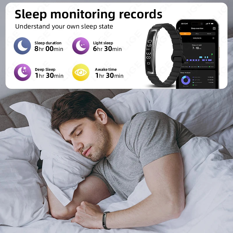 New Smart Bracelet Sport Fitness Tracker Heart Rate Blood Oxygen Monitor Pedometer Call Reminder Smartwatch Band for Men Women