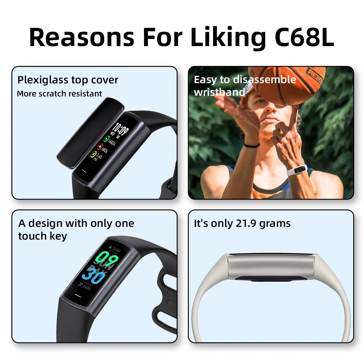 2025 Sport Smart Bracelet Fitness Tracker For Man Women Waterproof Sport Tracker Health Monitoring Smart Watch For Android IOS