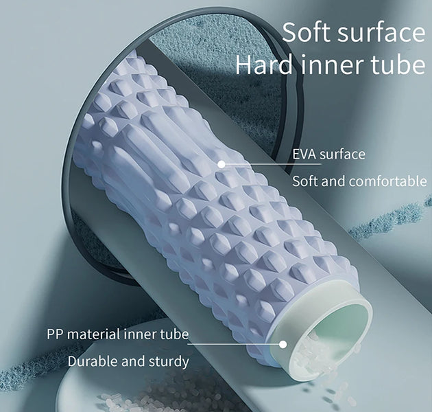 Foam Rollers for Muscle Massage - HIGH-Density Back Foam Roller for Back Pain Relief & Muscle Recovery in Legs & Arms