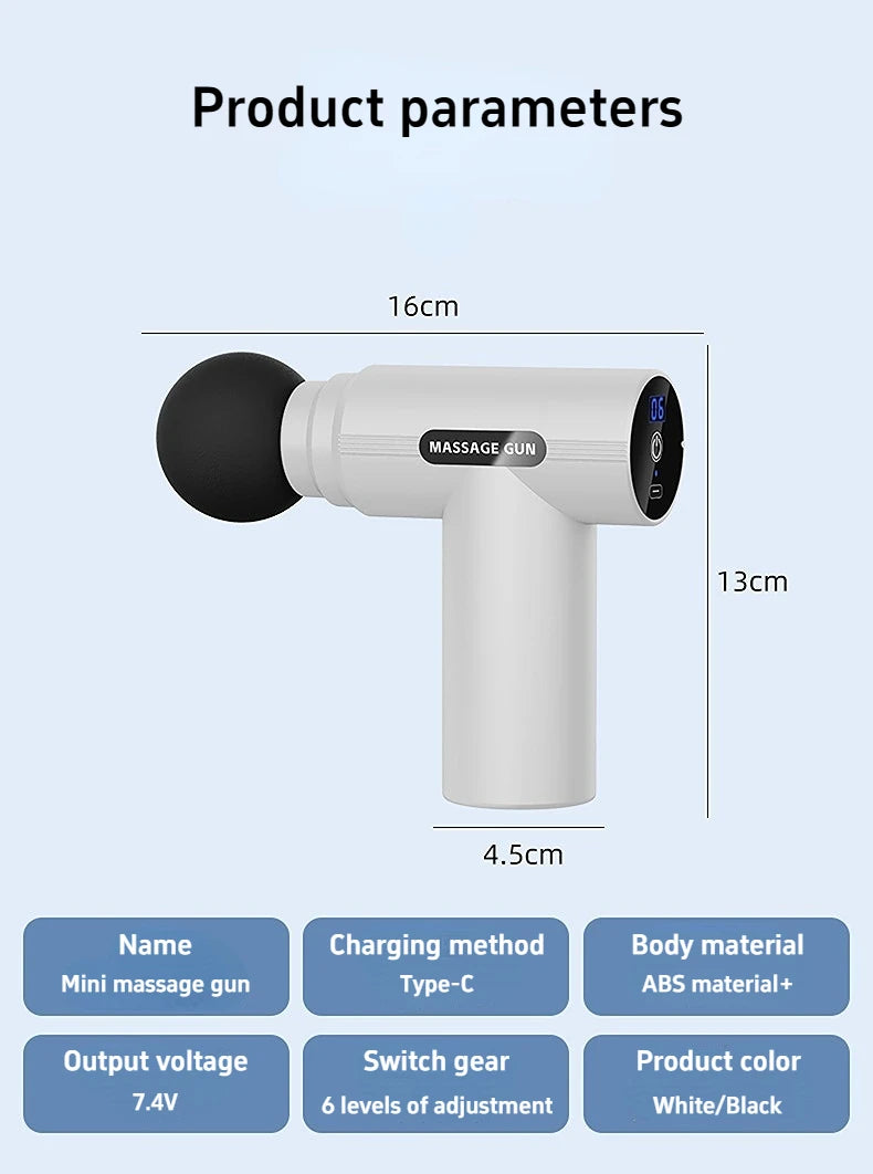 Fascia Gun Muscle Massage Gun Deep Tissue Handheld Massage Gun Therapy Gun Fascia Gun Massage gun Massagers Handheld Deep Tissue