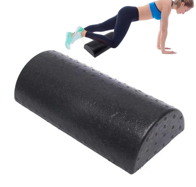 30cm Half Round Epp Foam Roller Foam Roll Yoga Pilates Fitness Gym Fitness Exercise Yoga Blocks With Massage Floating Point