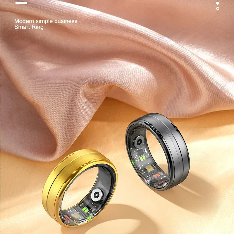 2025 New R06 Smart Ring Sport Smartring with Charging Case 5ATM Waterproof Fitness Tracker Electronic Rings for Man Woman Xiaomi