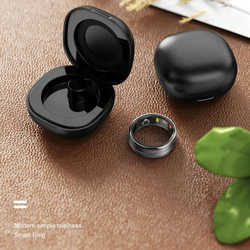 2025 New R06 Smart Ring Sport Smartring with Charging Case 5ATM Waterproof Fitness Tracker Electronic Rings for Man Woman Xiaomi