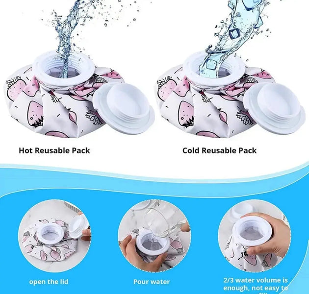 Water Filling Cloth Ice Pack Cartoon Cute Cooling Ice Pack Cold And Hot Physiotherapy Exercise Physical Cooling Cloth Ice Pack