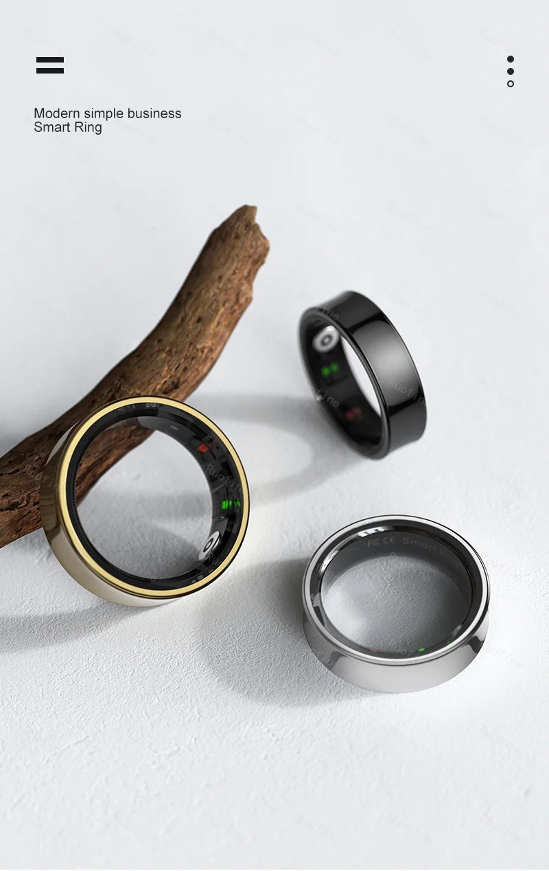 Qring R09 R06 Fitness Tracker Waterproof Connected Ring Man Remote Control Electronic Swimming Pool New Arrival Smartring 2024