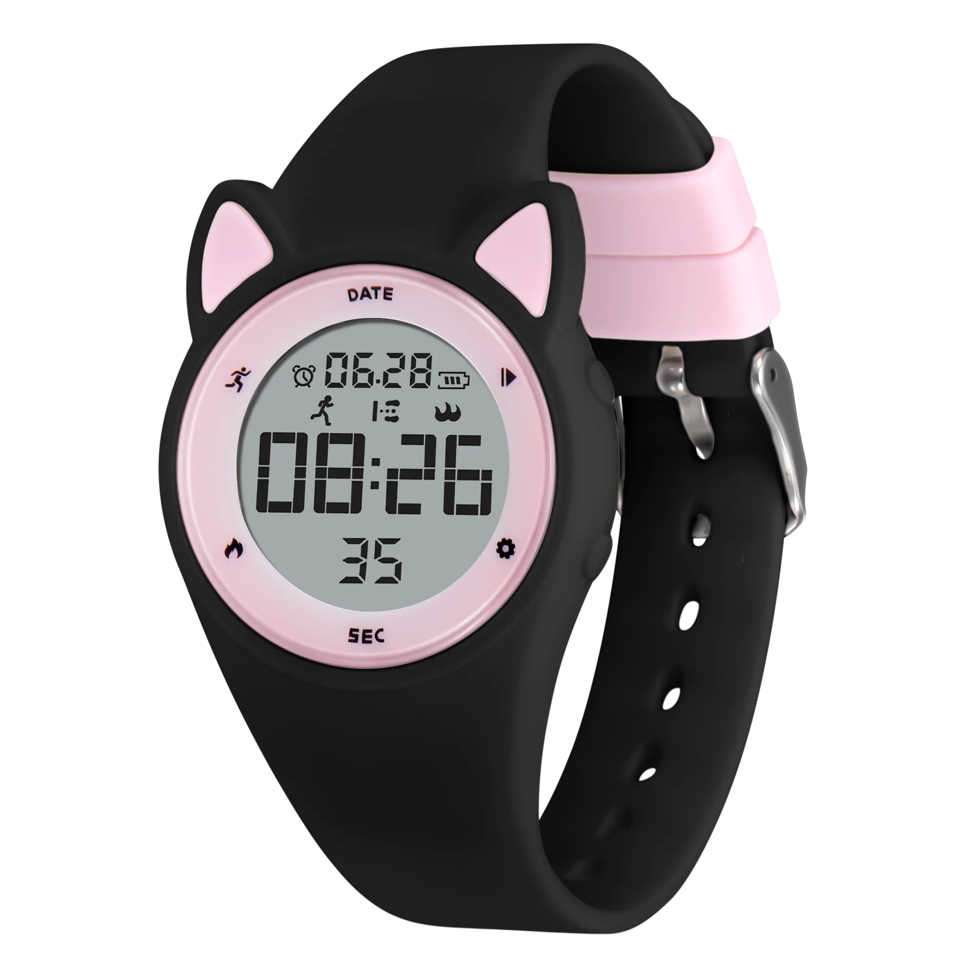 Kids Fitness Tracker Watch Digital Activity  Watch for Kids Ages 3-12 Non-Bluetooth Alarm Calorie Pedometer Wrist Watch for Kids