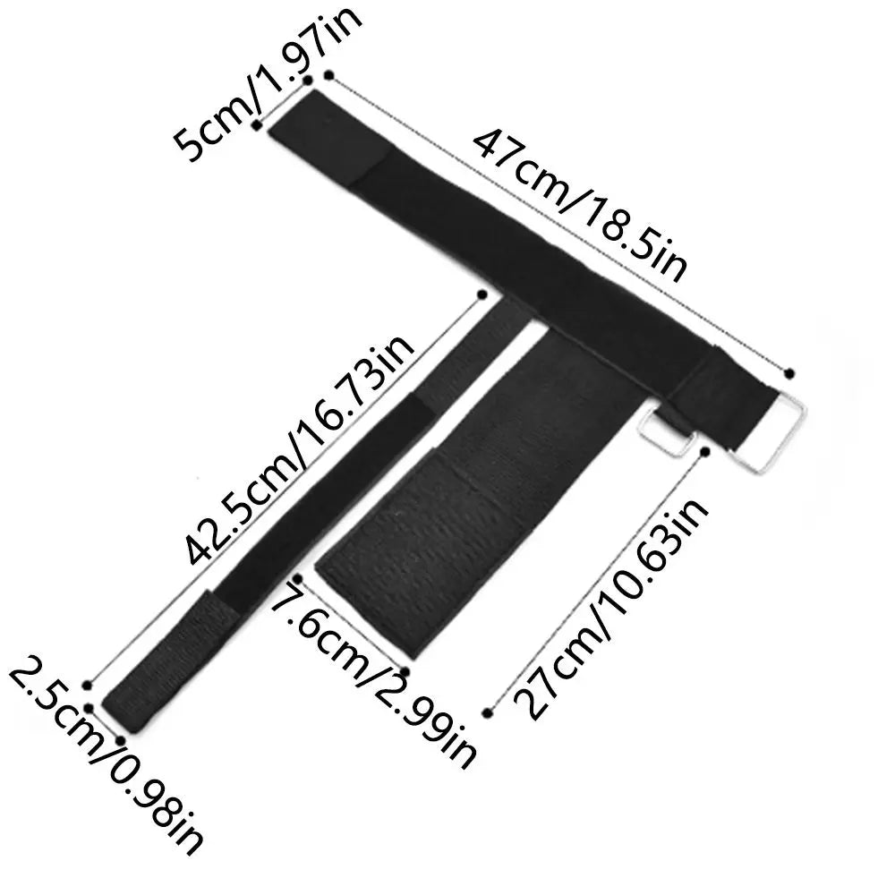 Adjustable Dumbbell Foot Strap Comfortable Ankle Buckle Tibialis Trainer Sturdy Shin Assist Weight Lifting Webbing