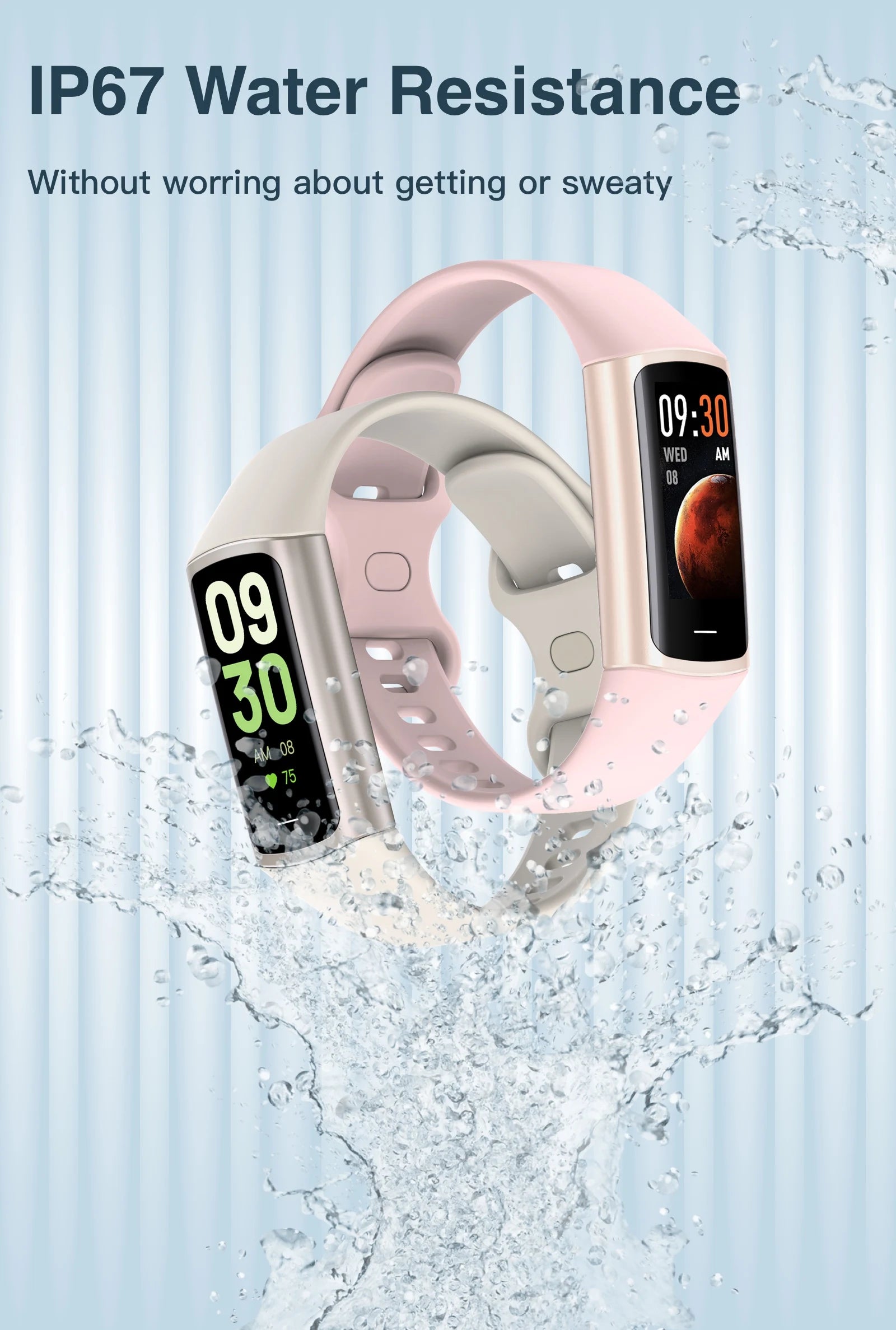 2025 Sport Smart Bracelet Fitness Tracker For Man Women Waterproof Sport Tracker Health Monitoring Smart Watch For Android IOS