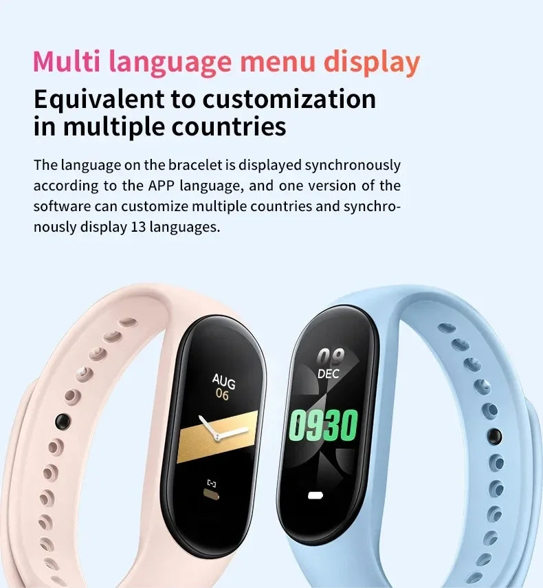 2025 Fitness Watch: Color Display, Step Tracker, Multi-Sport, Message Notifications, Remote Camera/Music Band