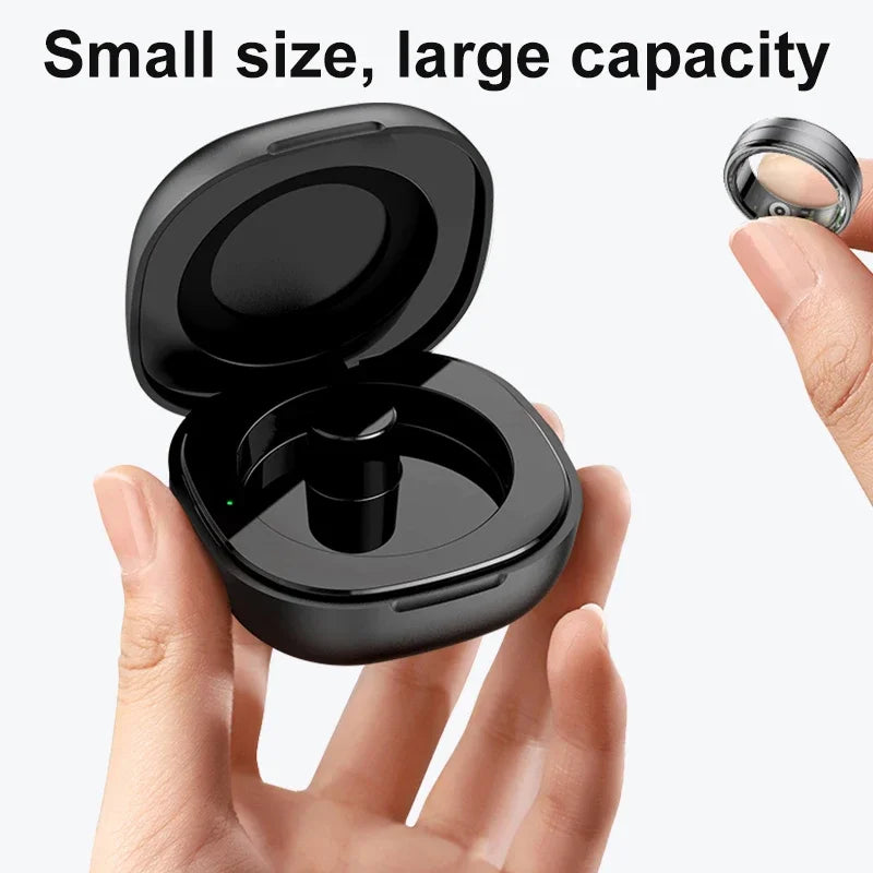 2025 New R06 Smart Ring Sport Smartring with Charging Case 5ATM Waterproof Fitness Tracker Electronic Rings for Man Woman Xiaomi