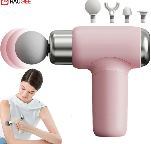 Massage Gun Portable Fascia Gun Deep Tissue Muscle Relaxation Adjustable Speed Mini Handheld Fascia Gun For Body Back Neck Legs