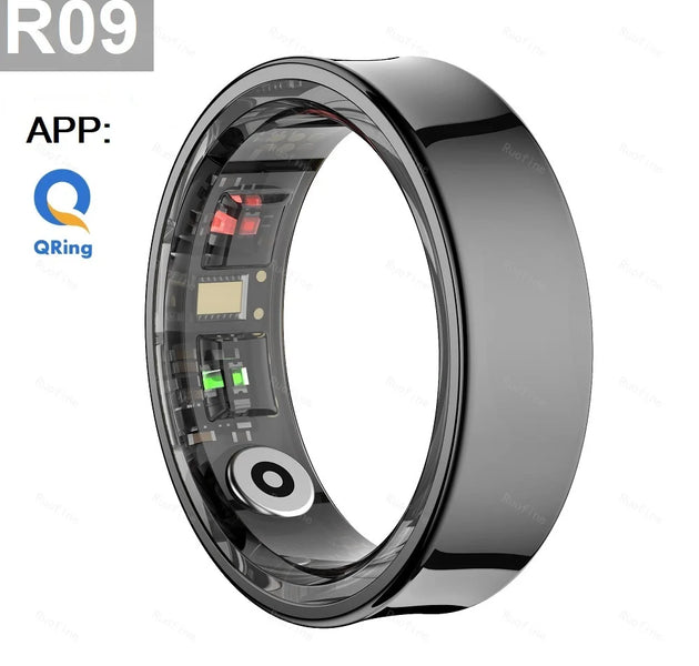 Qring R09 R06 Fitness Tracker Waterproof Connected Ring Man Remote Control Electronic Swimming Pool New Arrival Smartring 2024