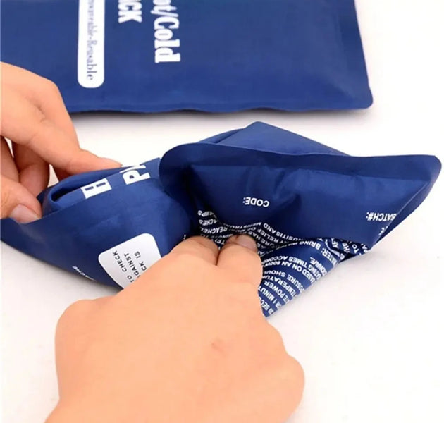 1/2pcs Reusable Ice Packs Sports Icing Pack Pain Relief Outdoor Cold Hot Ice Bag for Knees Ankles Injuries Muscle Back