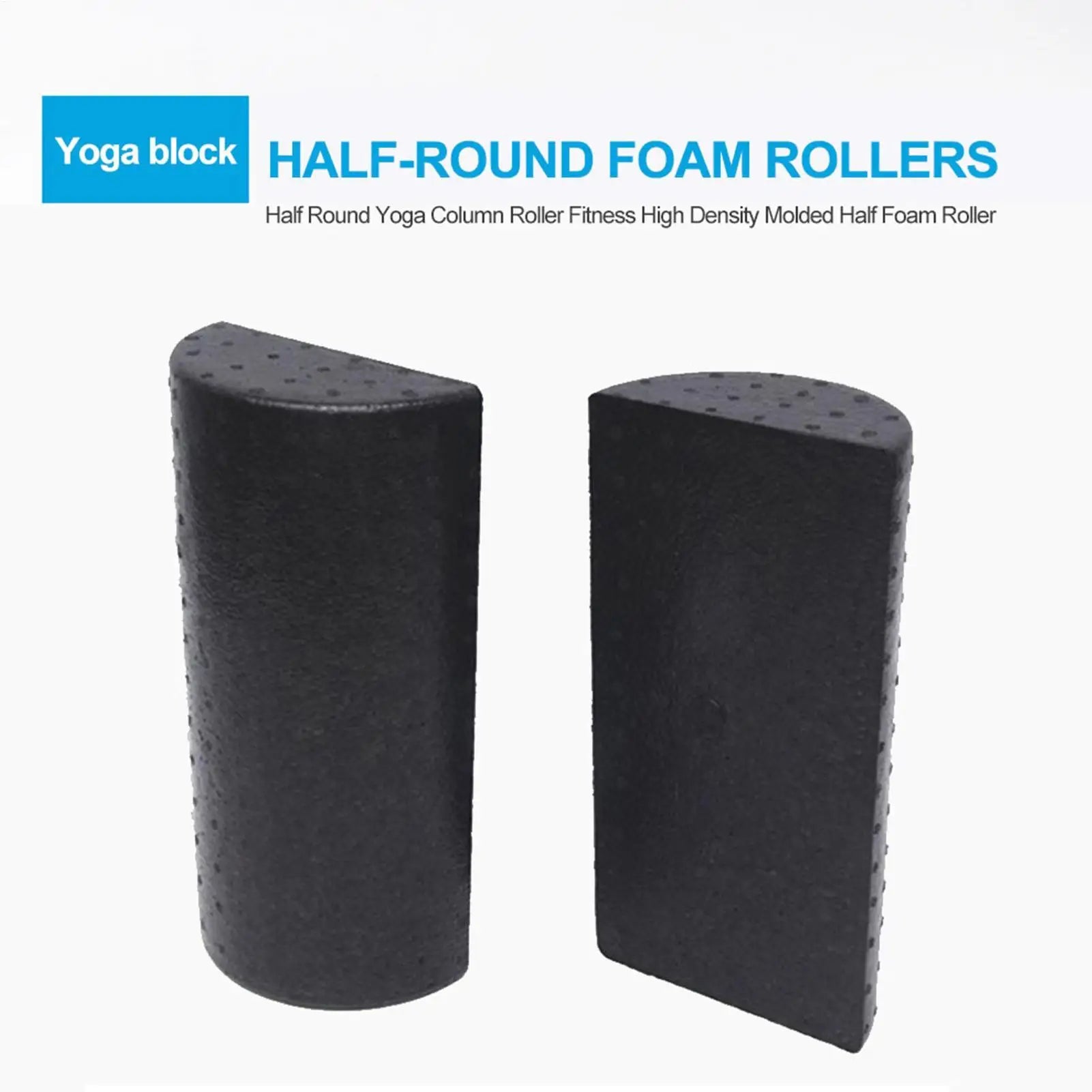 30cm Half Round Epp Foam Roller Foam Roll Yoga Pilates Fitness Gym Fitness Exercise Yoga Blocks With Massage Floating Point